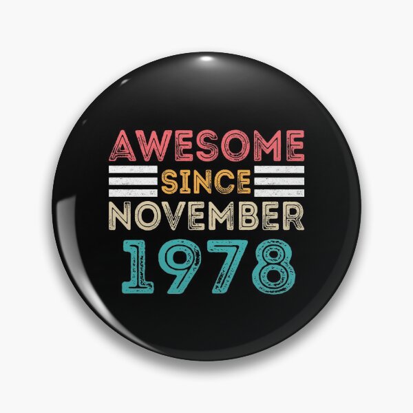 Item preview, Retro Vintage 42nd Birthday - Awesome Since November 1978 designed and sold by meedTee.
