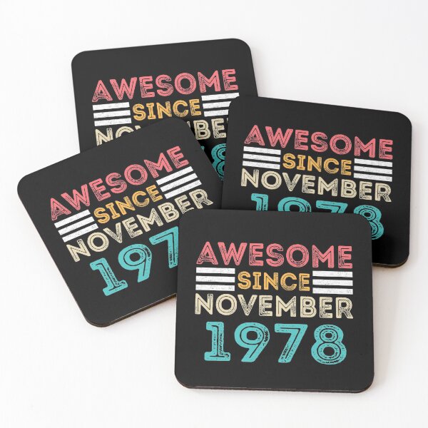 Item preview, Retro Vintage 42nd Birthday - Awesome Since November 1978 designed and sold by meedTee.