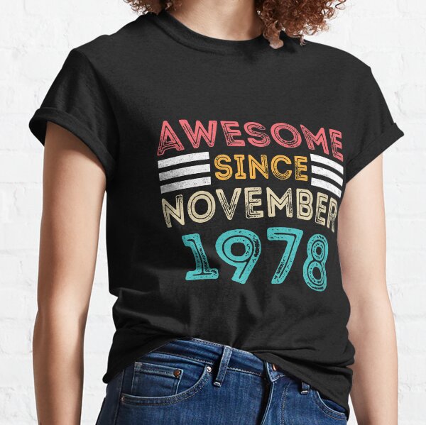 1978 t shirt ladies