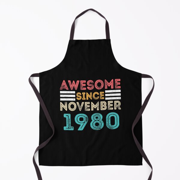 Item preview, Retro Vintage 40th Birthday - Awesome Since November 1980 designed and sold by meedTee.