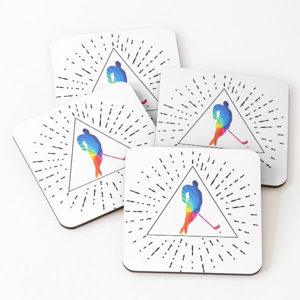 Item preview, ice hocky characters colorful designed and sold by designMarks.
