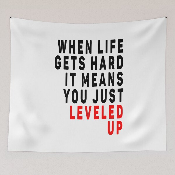 Item preview, when life Quote Art Design Inspirational Motivatio designed and sold by vividpixelusa.