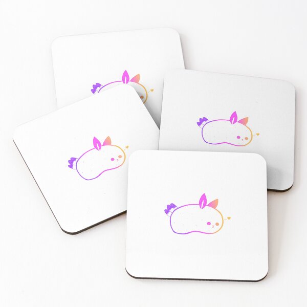 Ombre Sea bunny! Coasters (Set of 4)