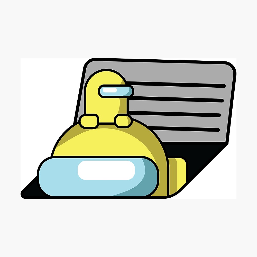 Among Us Imposter Metal Print By S Abtractdesign Redbubble