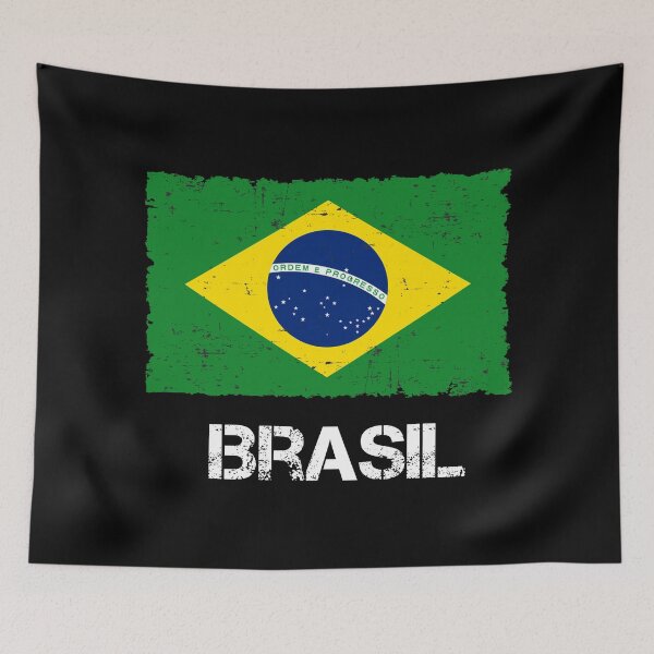 Item preview, Brazil flag vintage gift idea designed and sold by Argentini.