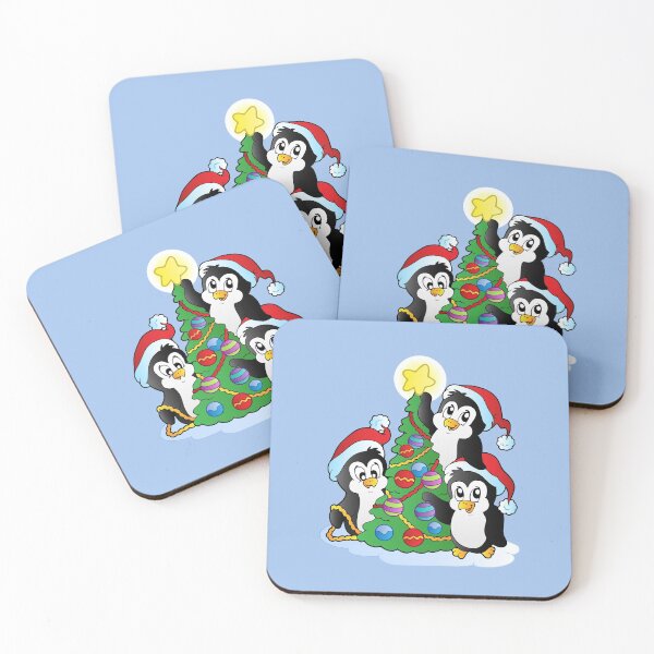 Item preview, Christmas Penguins - Christmas Tree designed and sold by MrRoccoBlue.