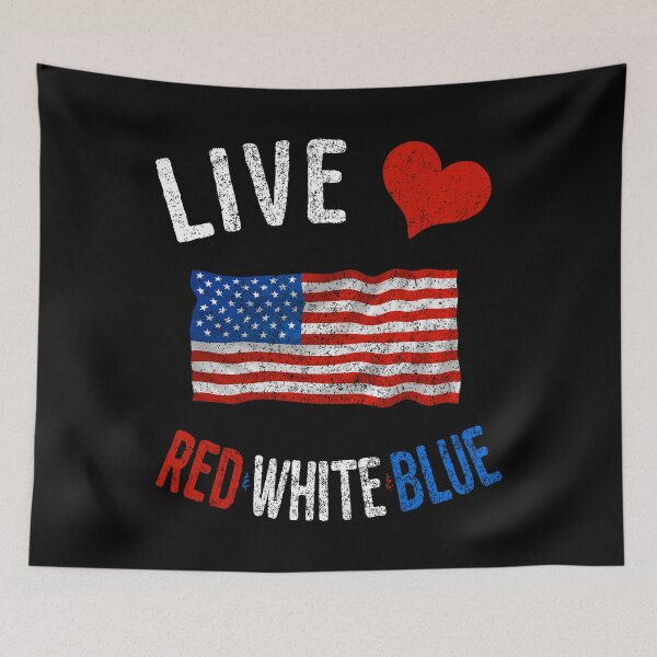 Item preview, Live Love Red White Blue 4th of July Independence Day designed and sold by flippinsg.