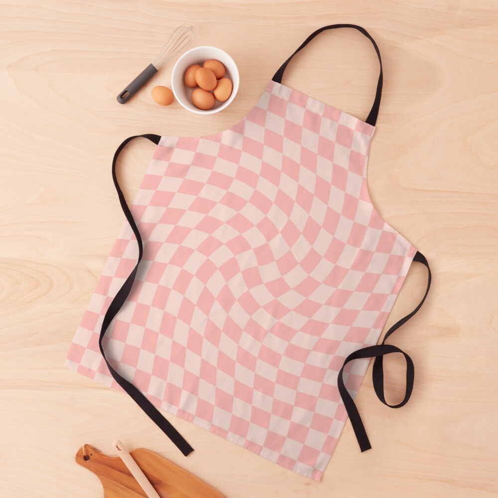 Check VII - Pink Twist Apron