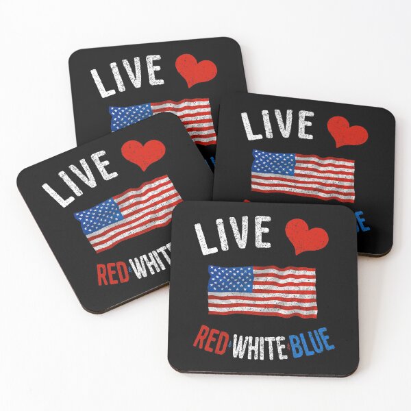 Item preview, Live Love Red White Blue 4th of July Independence Day designed and sold by flippinsg.