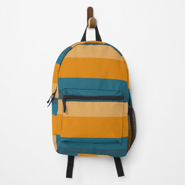 Item preview, Blue to Orange Minimalist Color Block Stripes Pattern designed and sold by kierkegaard.