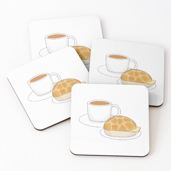 Item preview, Pineapple Bun and Milk Tea designed and sold by Adaptixstudio.