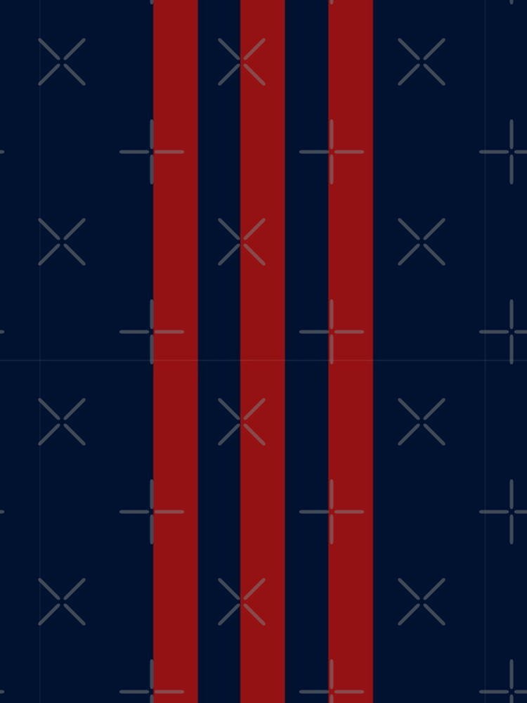 Aperçu 4 sur 4. Coque iPhone avec l'œuvre Marine Trois Barres Rouges créée et vendue par PSCSCo.