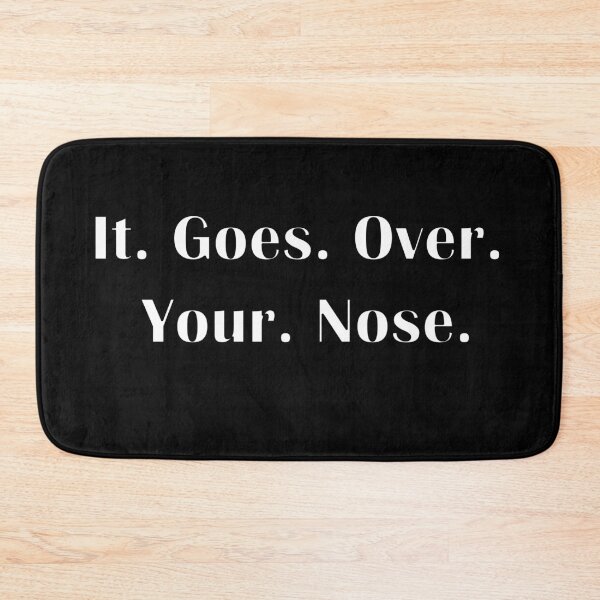 Item preview, It goes over your nose Black and White designed and sold by Deegital18.