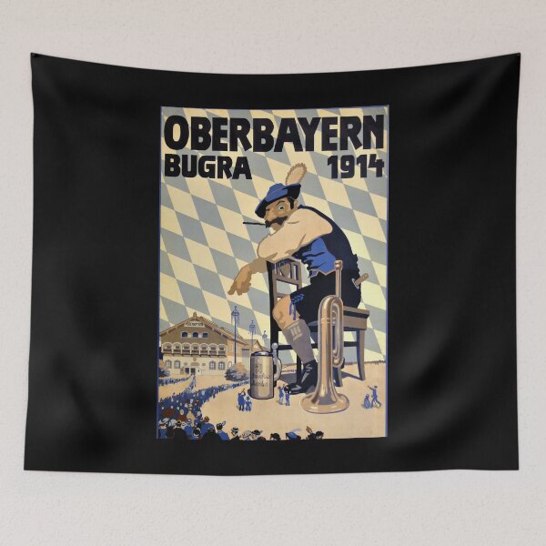 Item preview, Oberbayern retro poster designed and sold by CorasPosters.