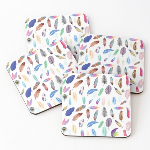 Item preview, colorful feather pattern  designed and sold by remonss.