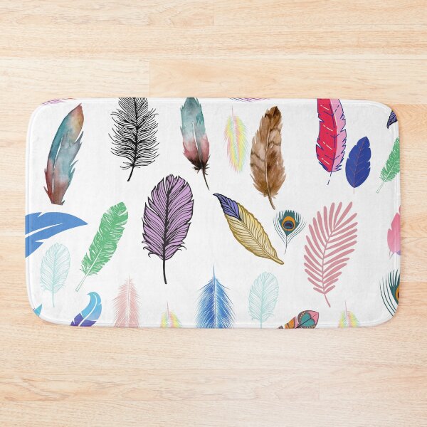 Item preview, colorful feather pattern  designed and sold by remonss.