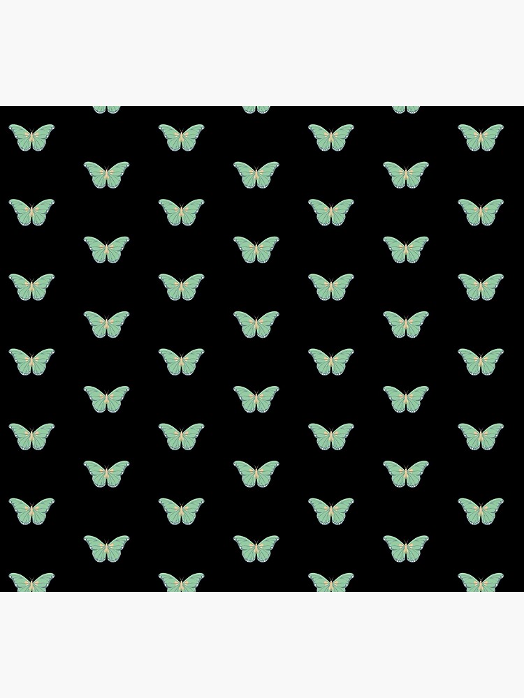 Discover green cute butterfly Socks