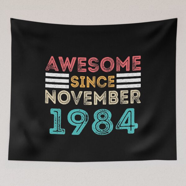 Item preview, Retro Vintage 36th Birthday - Awesome Since November 1984 designed and sold by meedTee.