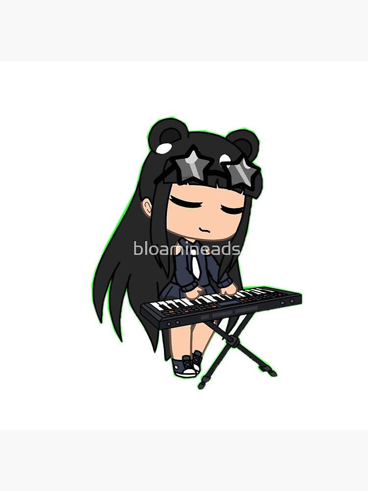 Kawaii Gacha Girl Piano Gacha Life Series Glmm Cute Gacha Girl Life Postcard By Bloamineads Redbubble