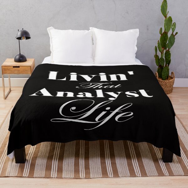 Item preview, Copy of Living that analyst life: Funny Analyst Apreciation Gift Idea. designed and sold by cutitoutsir.