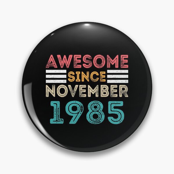 Item preview, Retro Vintage 35th Birthday - Awesome Since November 1985 designed and sold by meedTee.