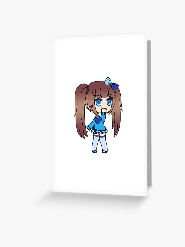 Gacha Life - Cute Gacha Girl - Greeting Card for Sale by bloamineads