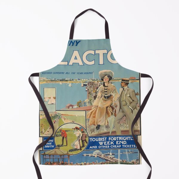 Item preview, Clacton retro poster designed and sold by CorasPosters.