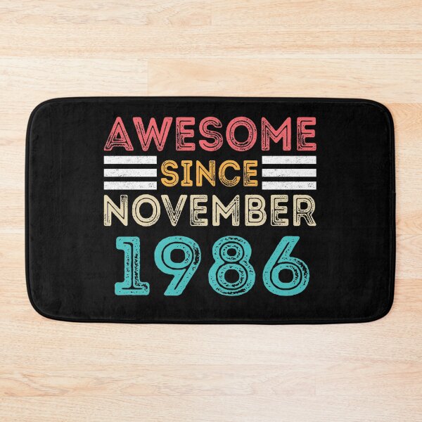 Item preview, Retro Vintage 34th Birthday - Awesome Since November 1986 designed and sold by meedTee.