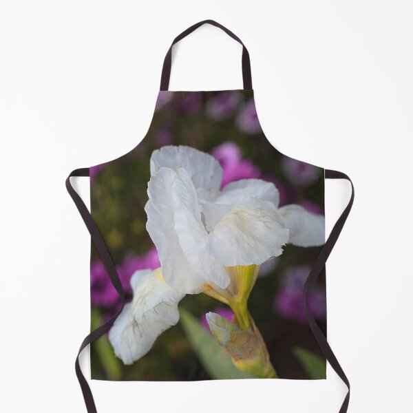 Item preview, Small White Iris In Bloom designed and sold by Joy Watson - Natural Light Photography .