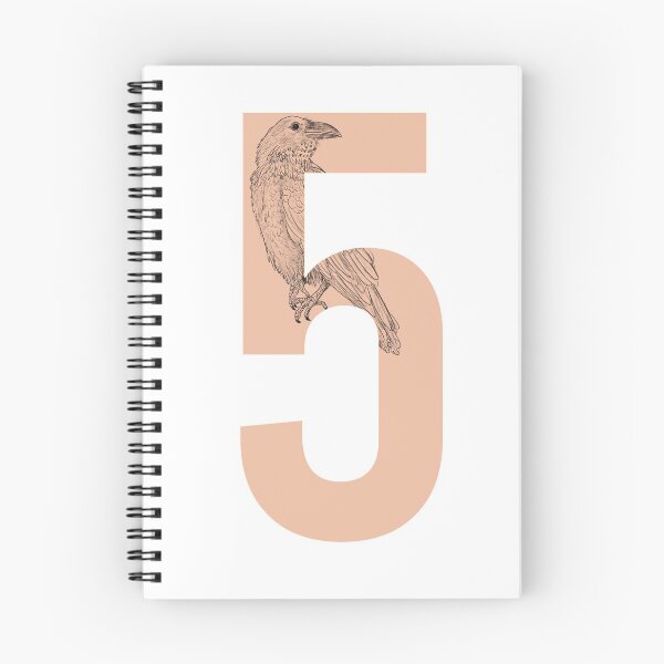 Item preview, Type 5 Crow or Raven Enneagram Peach designed and sold by Zeitgeist-.