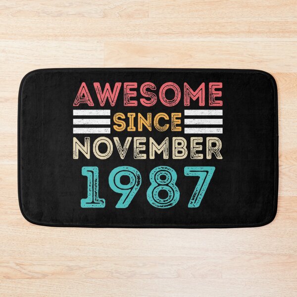 Item preview, Retro Vintage 33rd Birthday - Awesome Since November 1987 designed and sold by meedTee.