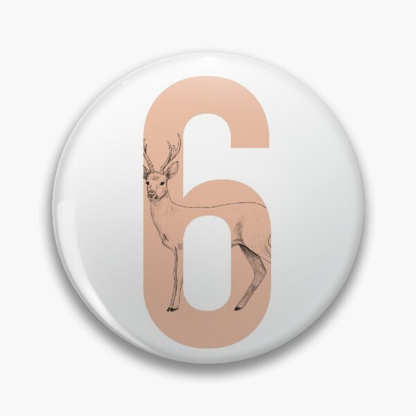 Item preview, Type 6 Deer Enneagram Peach designed and sold by Zeitgeist-.