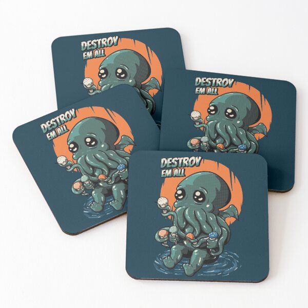 Item preview, The Ice Cream Destroyer - Cute Baby Cthulhu | Necronomicon Lovecraft Funny Kids Mask | Food foodie snack dessert | Tie Dye Backpack (Updated) designed and sold by Any Color Designs.