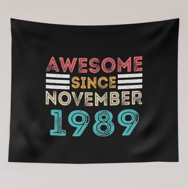 Item preview, Retro Vintage 31st Birthday - Awesome Since November 1989 designed and sold by meedTee.