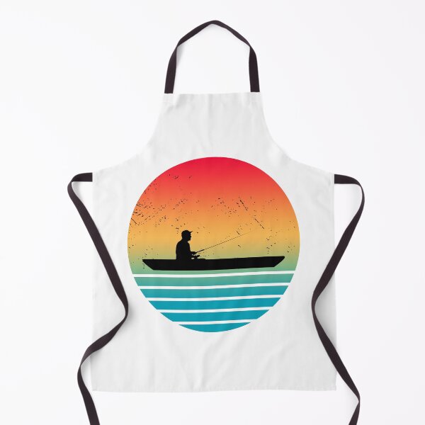 Item preview, vintage fishing on boat, Vintage fishing guy sunset , outdoor sport , fishing sunset designed and sold by kmario.