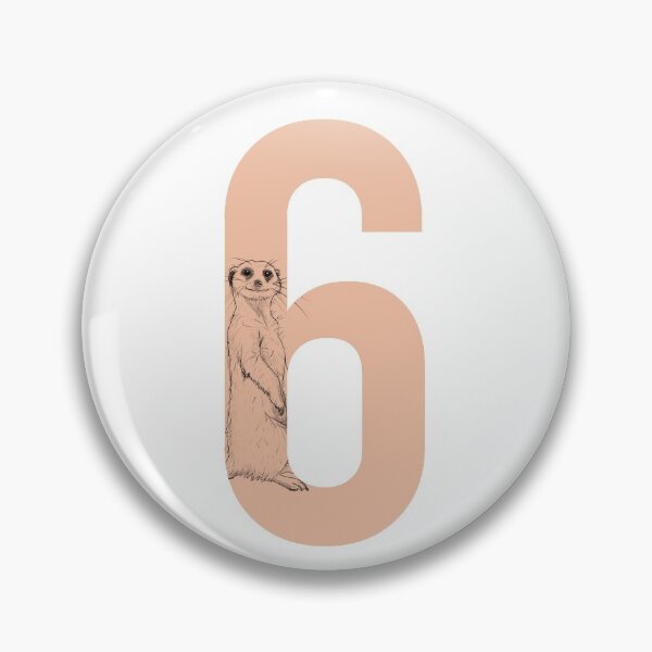 Item preview, Type 6 Meerkat Enneagram Peach designed and sold by Zeitgeist-.