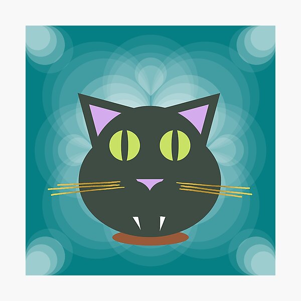 Black Cat Photographic Print