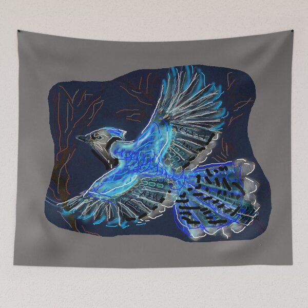Item preview, neon bluejay designed and sold by THE AMERICAN TEEVANGELIST.