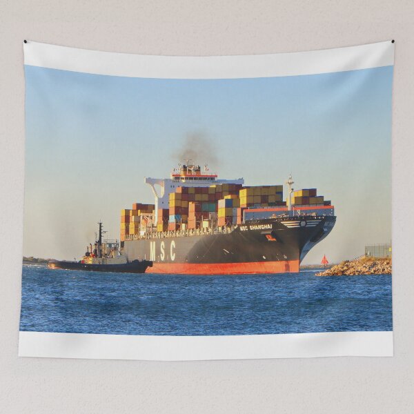 Item preview, Container ship and tug, MSC Shanghai designed and sold by FranWest.