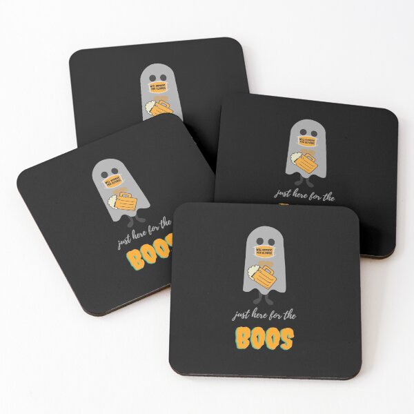 Item preview, Just here for the Boos with Face Mask Will Remove for Alcohol - Halloween Ghost with Beer - by Boo-da-chay designed and sold by Boo-da-chay.