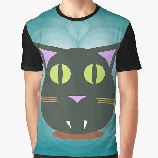 Black Cat Graphic T-Shirt