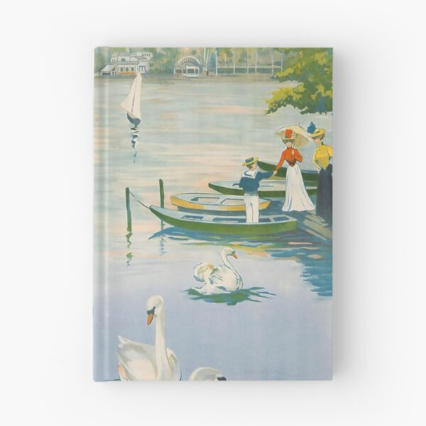 Item preview, Enghien les Bains retro poster designed and sold by CorasPosters.