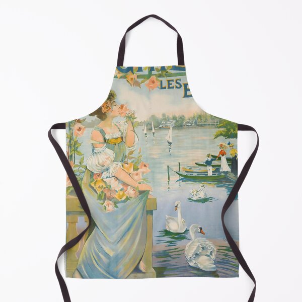 Item preview, Enghien les Bains retro poster designed and sold by CorasPosters.