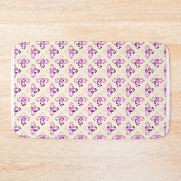 Item preview, Springfloral pattern in light cream and pinks/purples designed and sold by Pattern-ify.