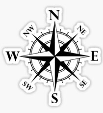Nautical Compass Sticker