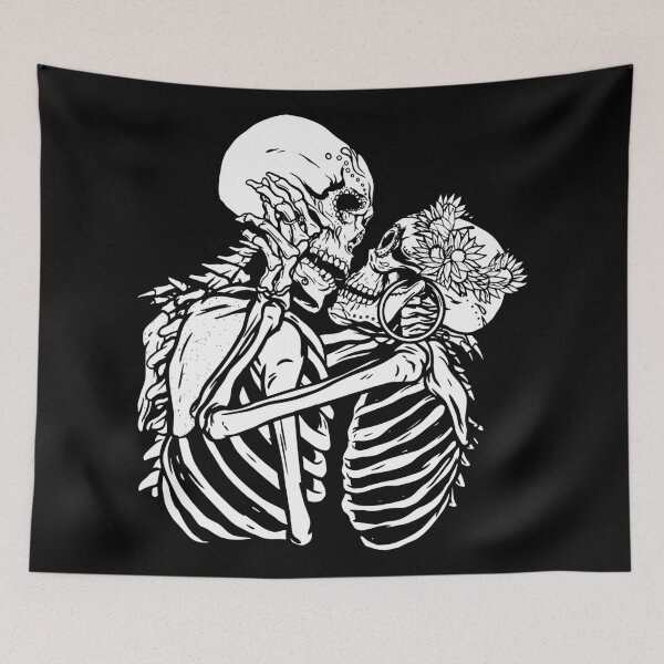 Item preview, Loving skeleton couple. designed and sold by emphatic.