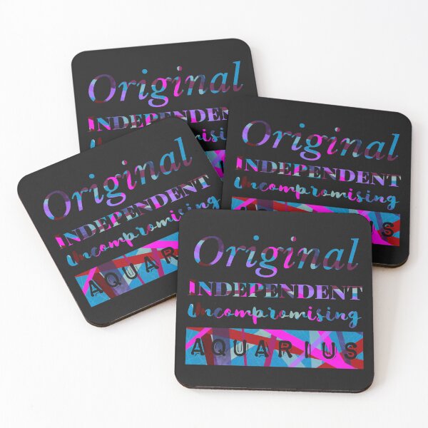 Item preview, Aquarius Zodiac Sign Cool Shades Network Pattern  designed and sold by AMSonArt.