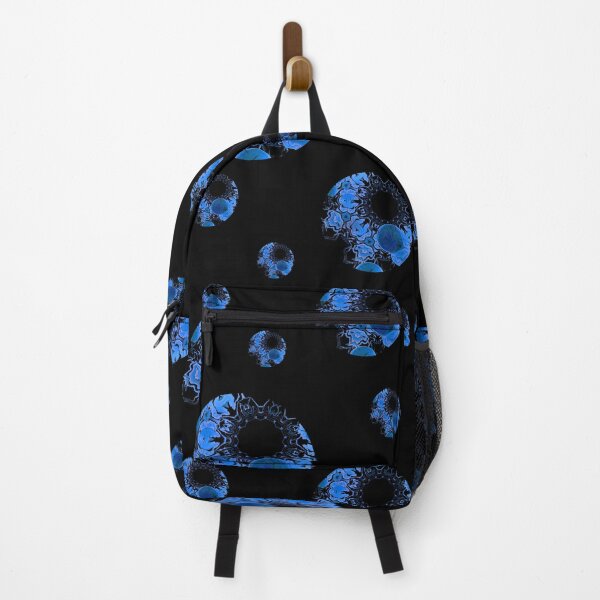 Item preview, Blue Alien Bubble Pattern designed and sold by Michell Rosenthal.