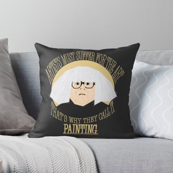 Art - Danny Devito Throw Pillow