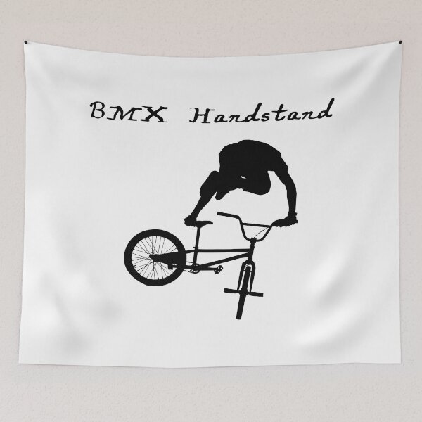 Item preview, Bmx Handstand Greyscale  Quote Art Design Inspira designed and sold by vividpixelusa.